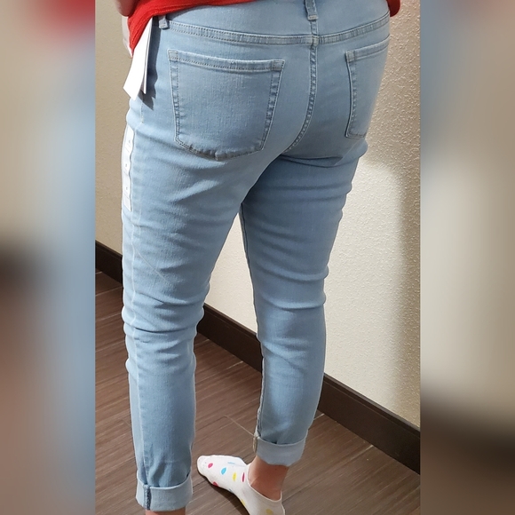 Isabel Skinny Leg Cuffed Maternity Pants NWT - Picture 2 of 6